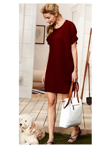 KOBIECA SUKIENKA , TUNIKA OVERSIZE Z MANKIETEM