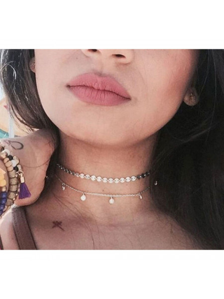 Podwójny naszyjnik typu choker