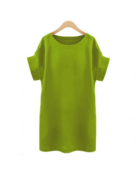 KOBIECA SUKIENKA , TUNIKA OVERSIZE Z MANKIETEM