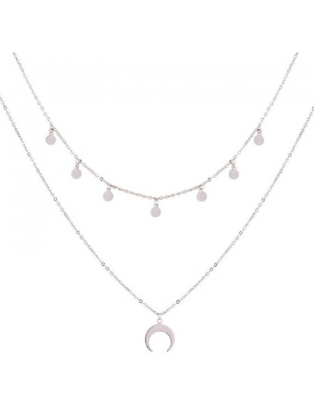 Podwójny naszyjnik z księżycem 2