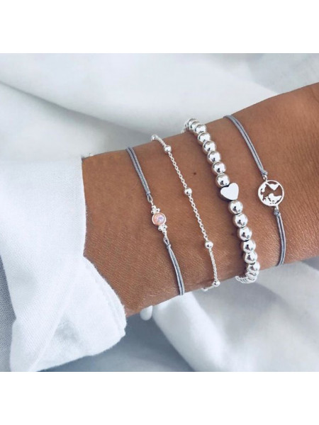 Zestaw 4w1 bransoletki...