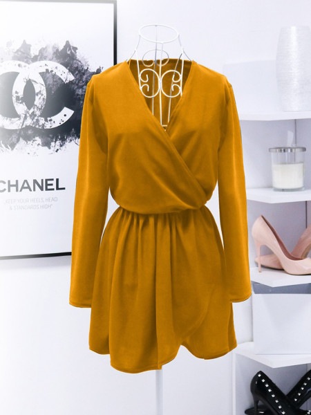 Rozkloszowana kopertowa sukienka TAMARA 2