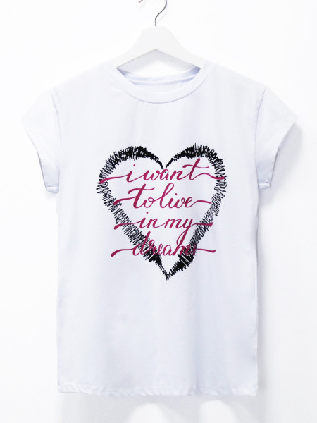 Modny t-shirt z aplikacją TAVIRA