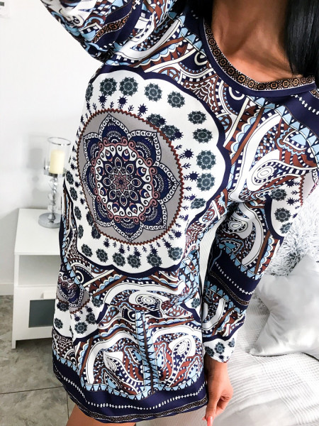 Mini sukienka w modny print ARIANA 2