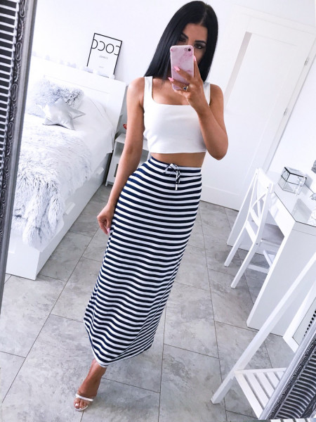 Spódnica maxi w paski KITANA