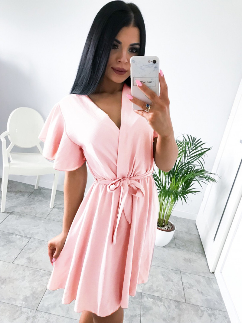 Sukienka z kopertowym dekoltem ALICJA