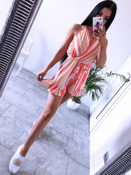 Letni kombinezon w paski FAZILA-wzór 4