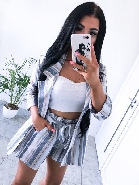 Komplet damski w paski SAMAR - wzór 2