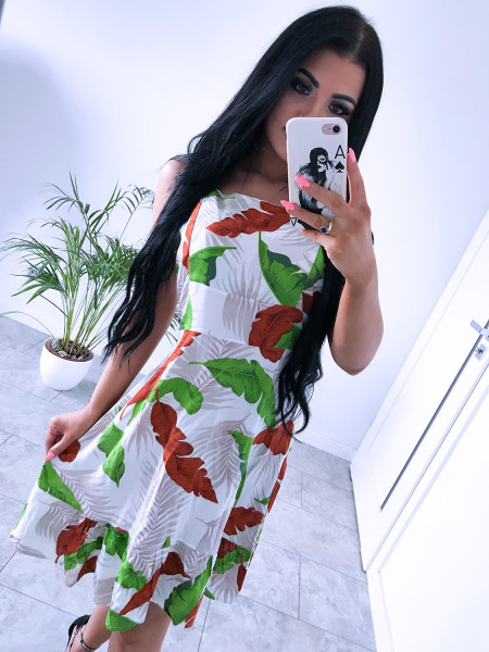 Sukienka z wiązaniem na...