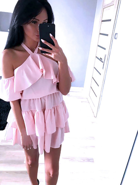 Sukienka z falbankami RONDA