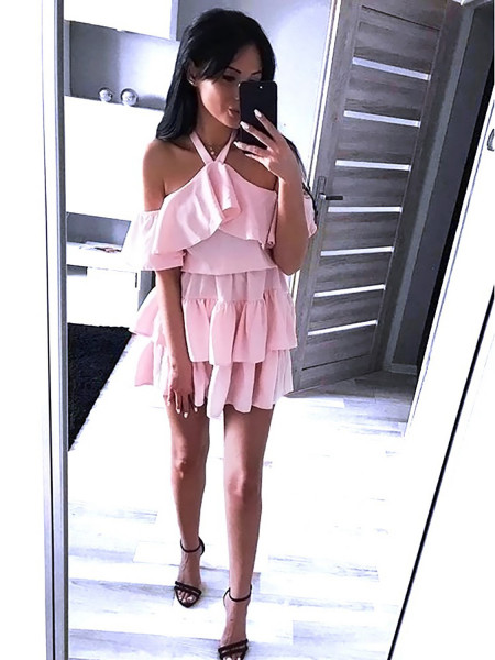 Sukienka z falbankami RONDA 2