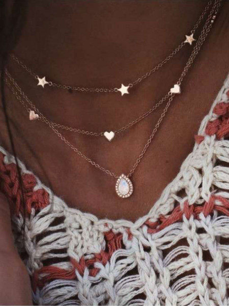 Naszyjnik delikatny multi z...