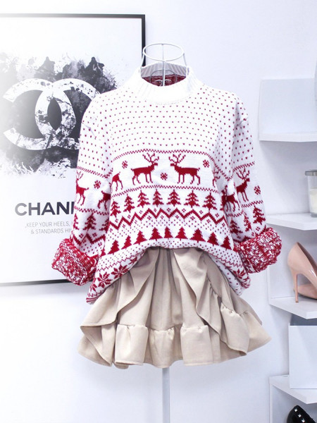 Świąteczny sweter L/XL DULCE