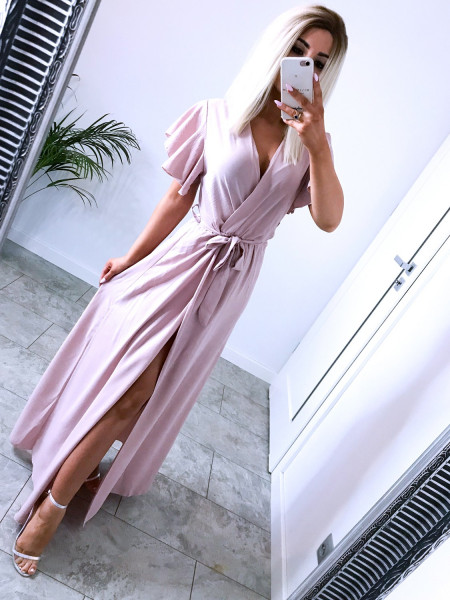 Sukienka maxi z falbanami...