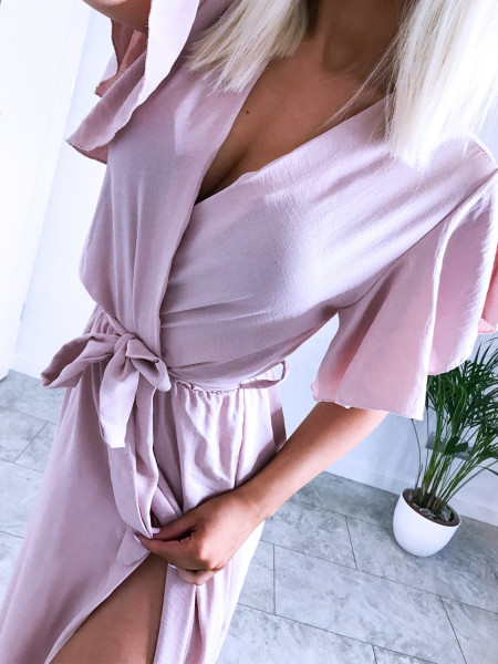 Sukienka maxi z falbanami... 2