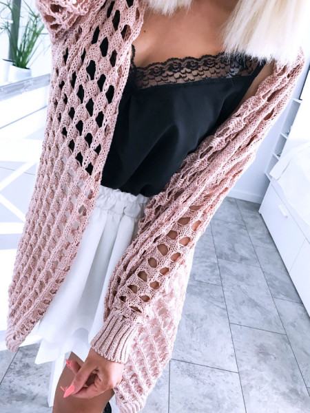 Sweterkowa narzutka z... 2