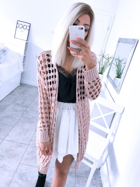 Sweterkowa narzutka z...