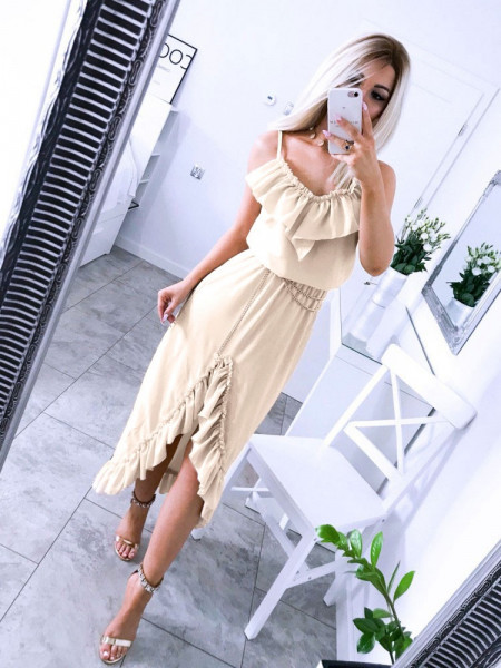 Asymetryczna sukienka z...