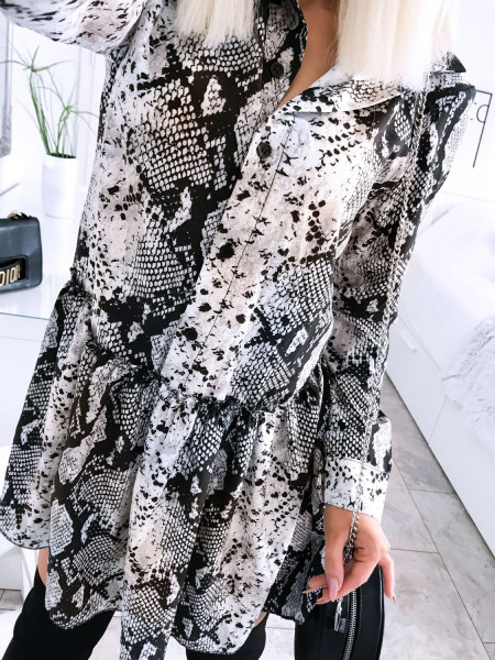 Trapezowa sukienka w print... 2