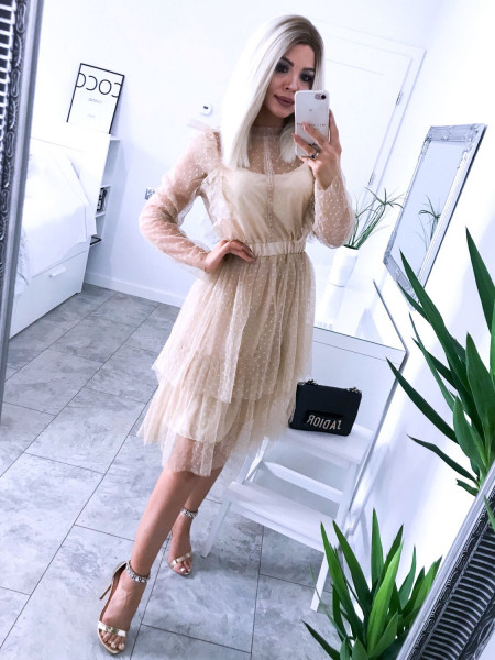 Rozkloszowana tiulowa sukienka CASANDRA 2