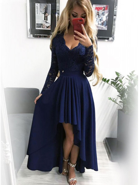 Maxi sukienka z koronką VIOLET 2