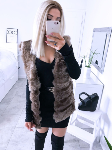 Ciepła futrzana kamizelka...