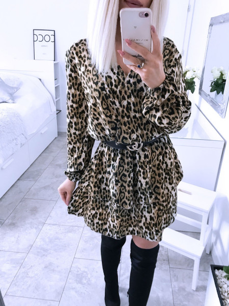 Sukienka w kwiatowy print AURELIE  2