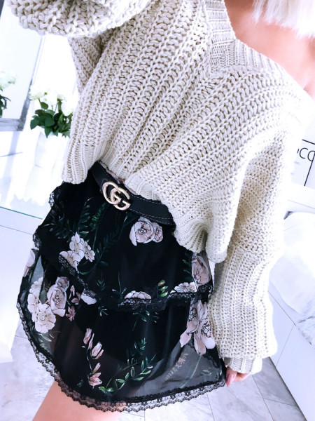 Mini spódniczka w kwiatowy... 2