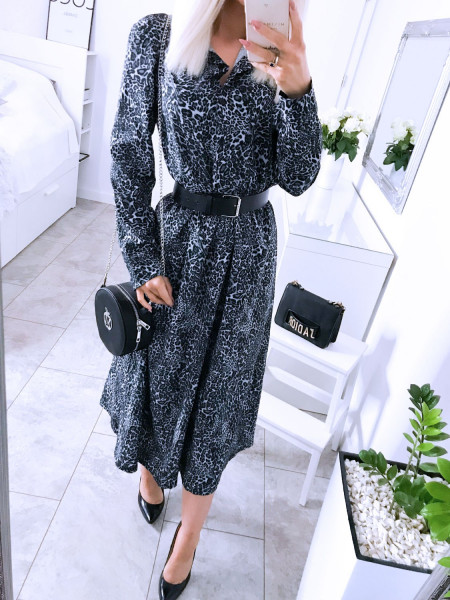 Sukienka midi w zwierzęcy... 2