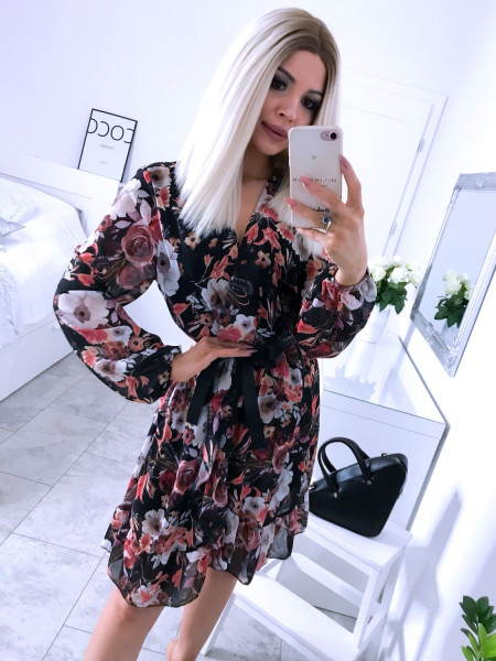 Rozkloszowana sukienka w...