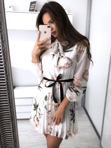 Kobieca sukienka w modny print NADILA - wzór 3 2