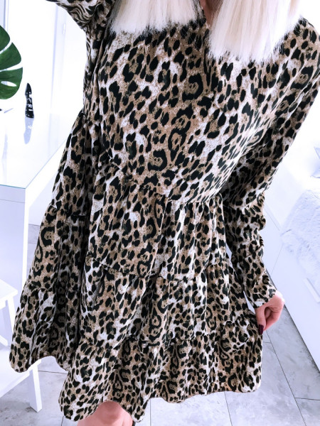 Trapezowa sukienka w print... 2