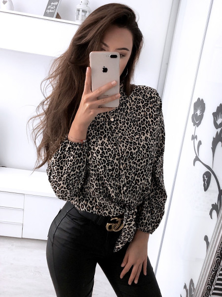 Koszulowa bluzka z... 2