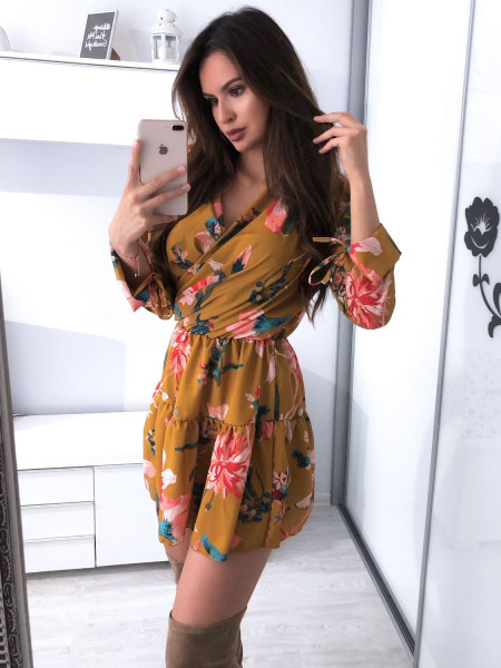 Rozkloszowana sukienka w... 2