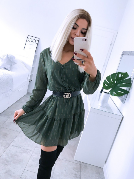 Szyfonowa sukienka z... 2