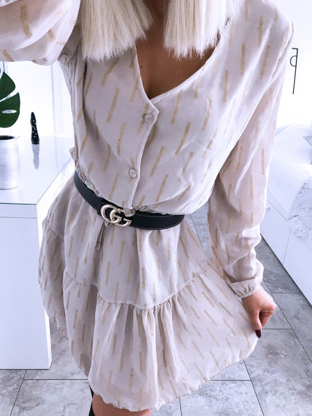 Szyfonowa sukienka z...