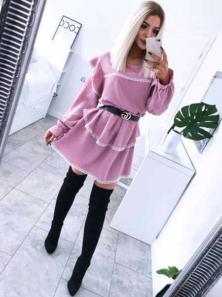 Rozkloszowana sukienka z...