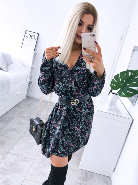 Printowa sukienka mini OLENA - wzór 2