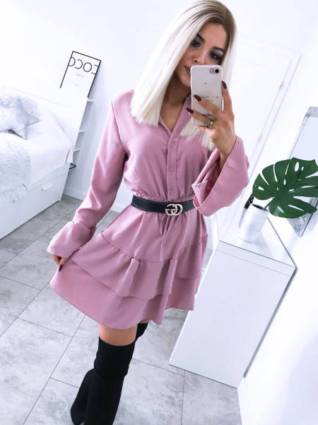 Rozkloszowana sukienka z...