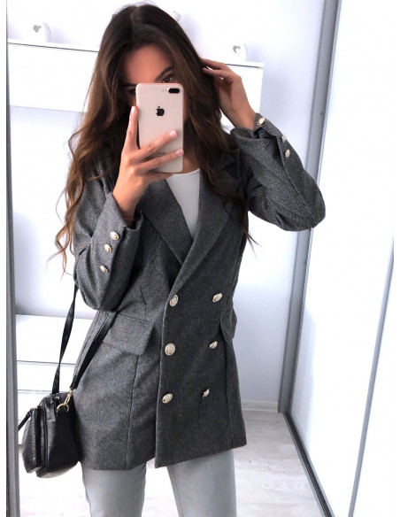 Marynarka zapinana  na guziki JAWES-wzór 1