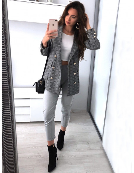 Marynarka zapinana  na guziki JAWES-wzór 2