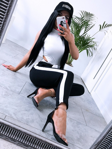 Spodnie rurki z lampasem ALEXA