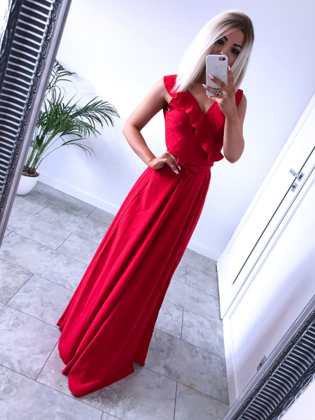 Sukienka z przekładanym...