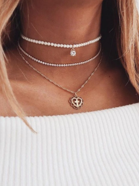 Naszyjnik delikatny złoty