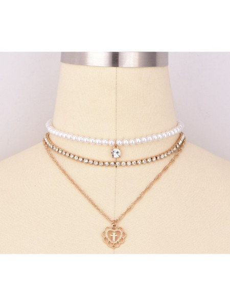 Naszyjnik delikatny złoty 2