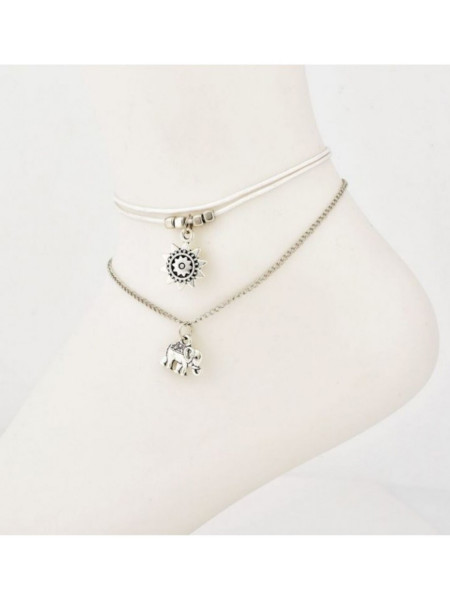 Zestaw 2w1 bransoletek na nogę 2