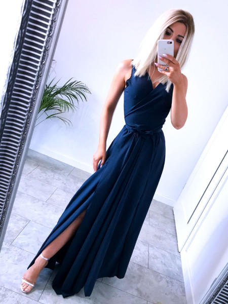 Maxi kopertowa sukienka LUIZJANA