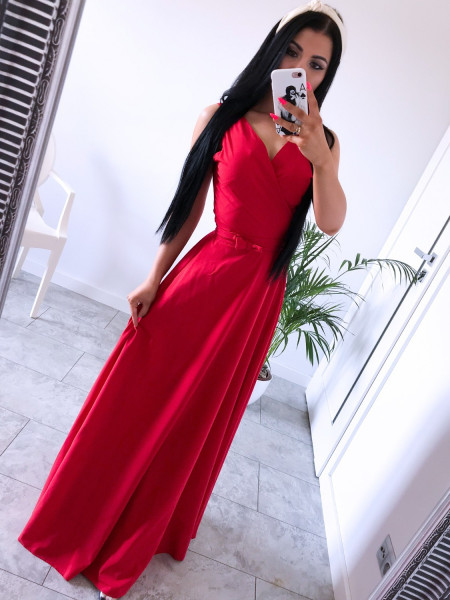 Maxi kopertowa sukienka LUIZJANA