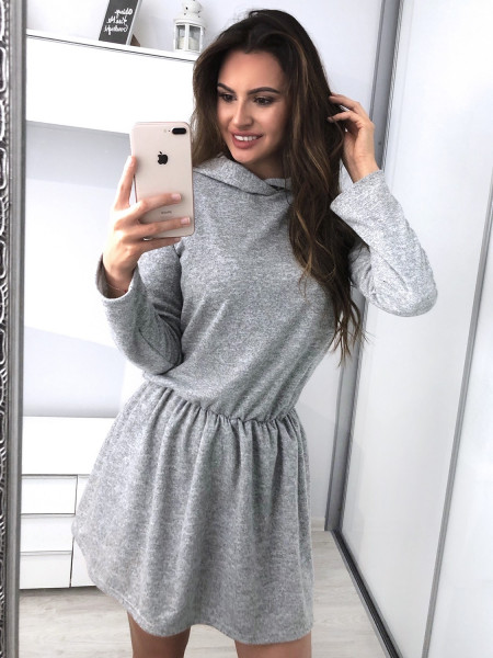 Swetrowa sukienka z...