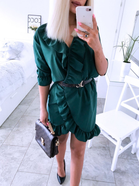 Urocza sukienka z falbankami RAVIA 2